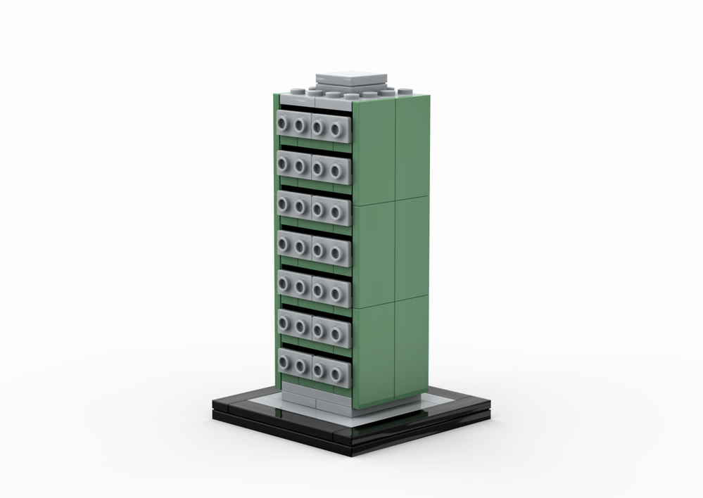 Lego Tall Panel Apartment Building