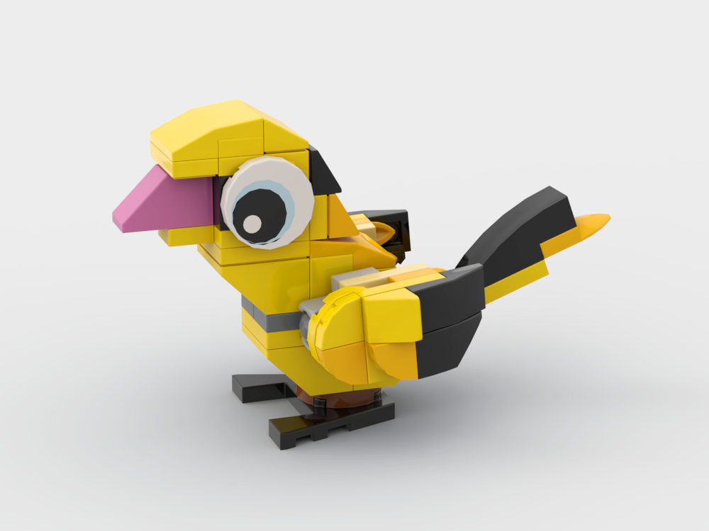 Lego Bird - Black-naped Oriole