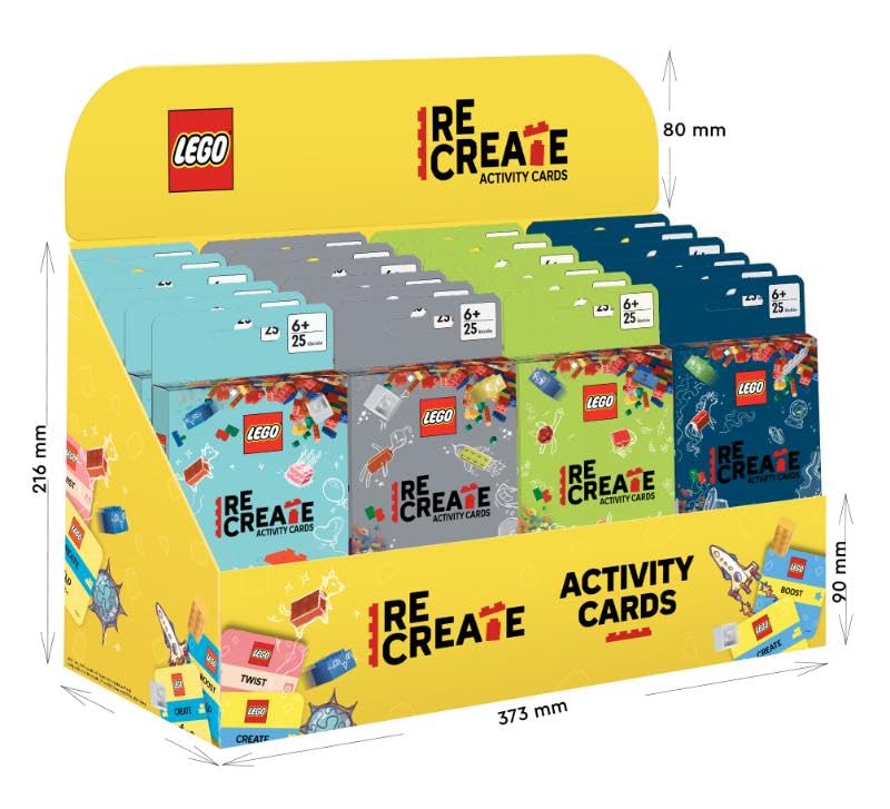 Lego ReCreate Activity Cards Display