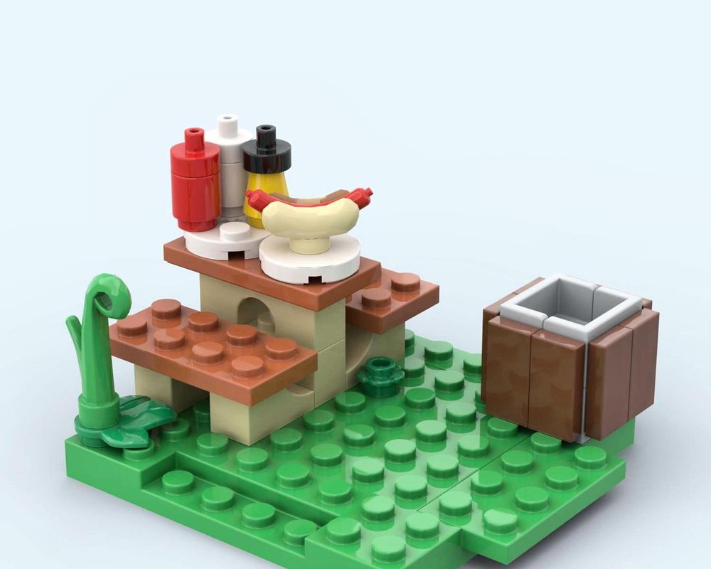 Lego Picnic Area 8X8 module