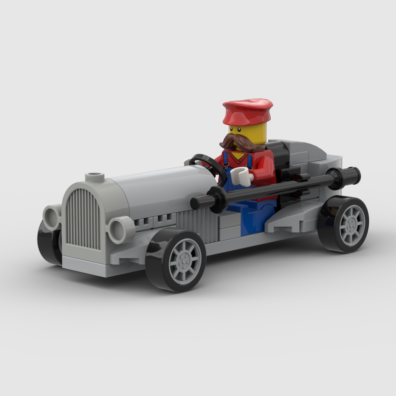 Lego Mario Kart - Silver Arrow