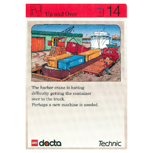 Lego Activity Card, Set 9603, Invention 14 - Up and Over