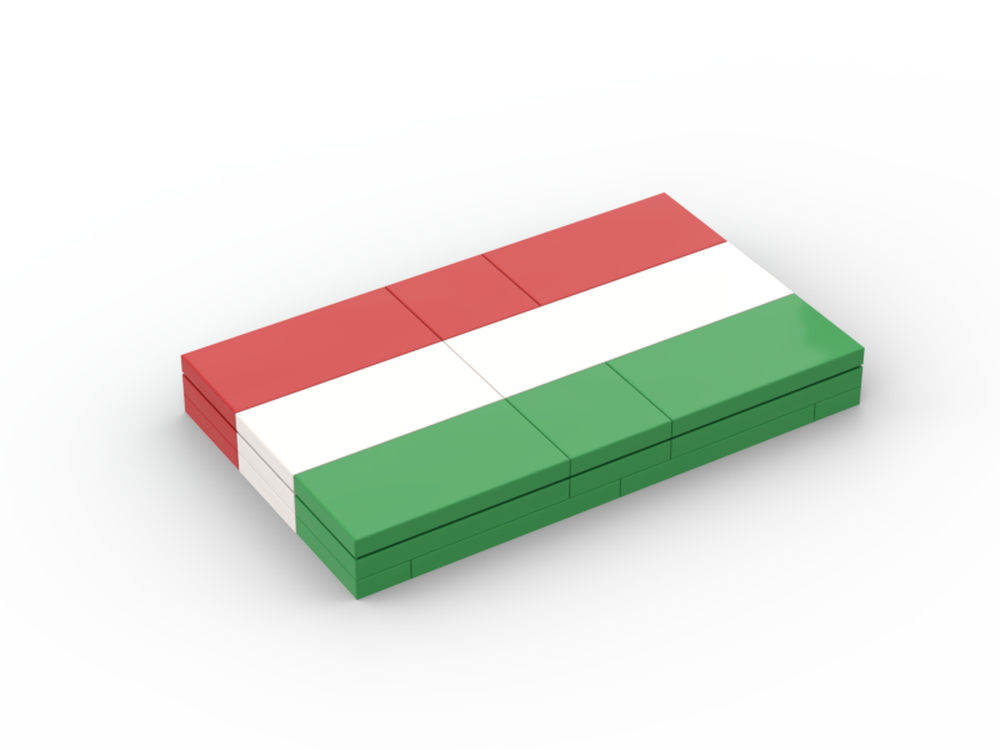 Lego Hungarian Flag