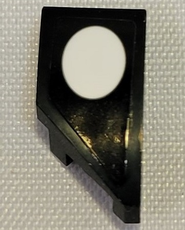 Lego Wedge 2 x 1 x 2/3 Right with White Oval Pattern (Sticker) - Set 21331
