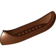Lego Boat / Canoe / Reddish Brown