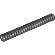 Lego Hose, Ribbed 7mm D. 8L / 6.4cm / Black