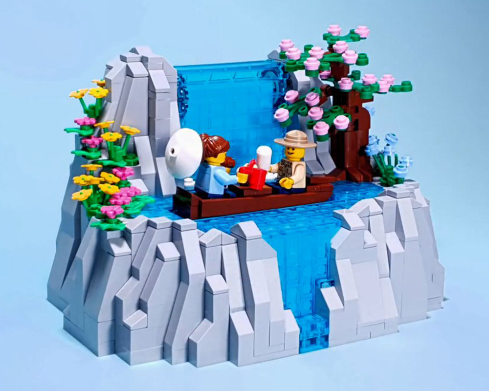 Lego Waterfall,