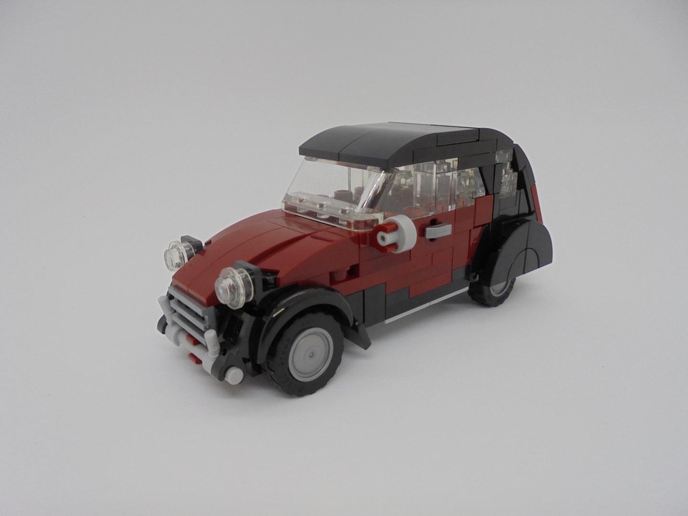 Lego Citroën 2CV minifig scale