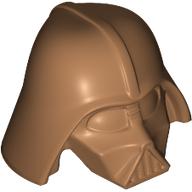 Lego Helmet Darth Vader Type 2 Top / Medium Nougat