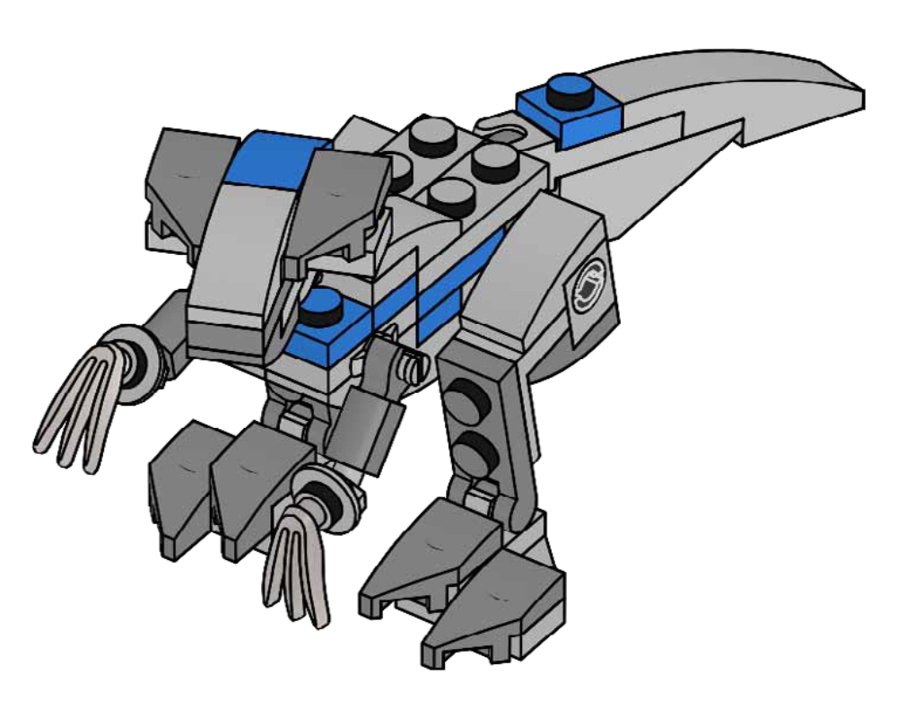Lego Blue Raptor
