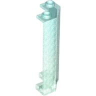Lego Panel 2 x 2 x 5 Corner / Opal Trans-Light Blue