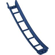 Lego Vehicle Track, Roller Coaster Ramp Large Lower Part, 6 Bricks Elevation / Dark Blue