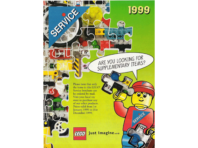 Lego 1999 Medium Service Packs Australian (927.181-AUS)