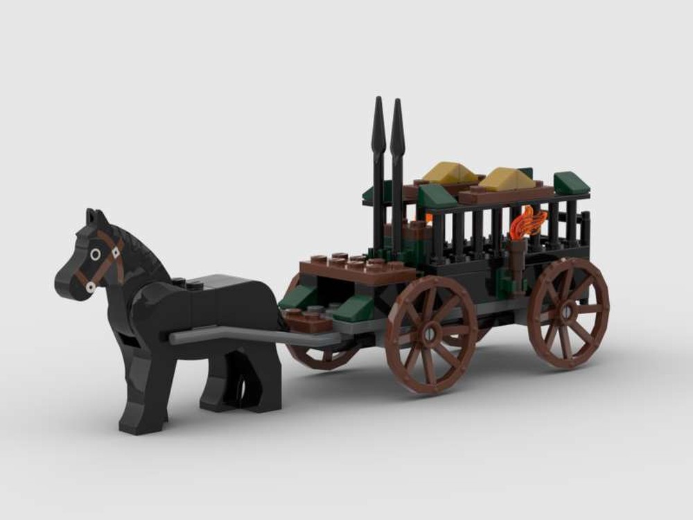 Lego Dragon Knights' Prison and Supply Wagon