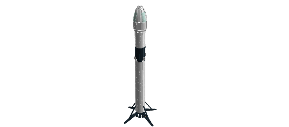 Lego 1:65 scale Falcon 9