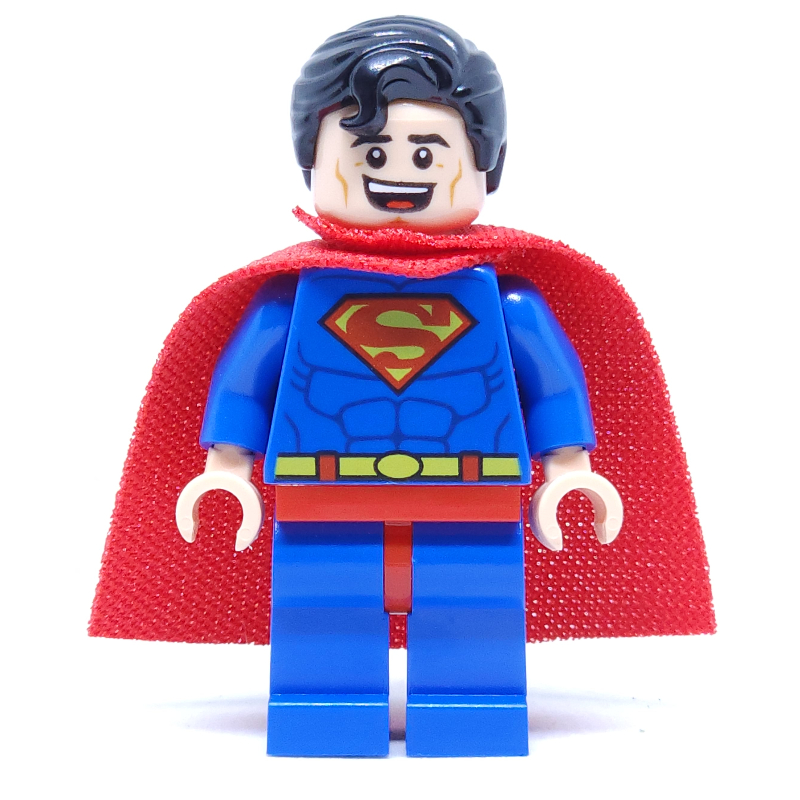 Lego Superman with Large Open Mouth Smile