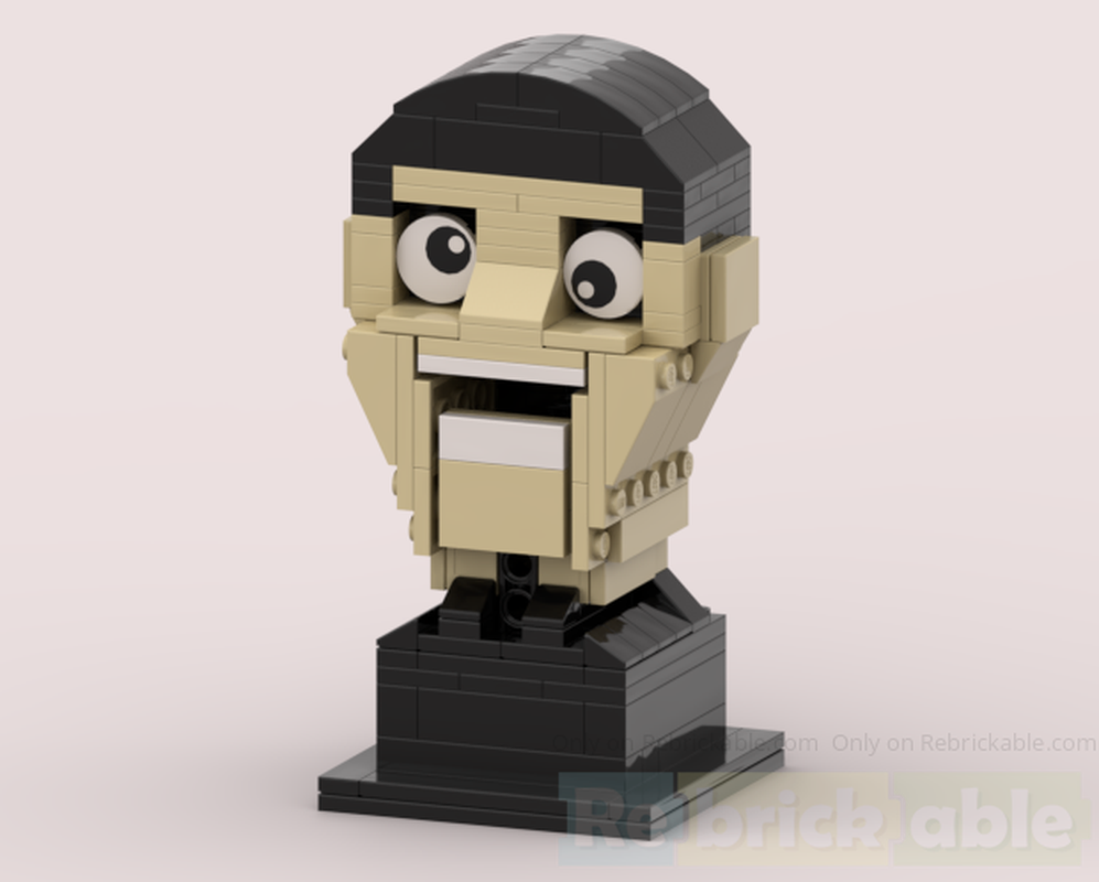 Lego Crazed Guy Mechanical Sculpture