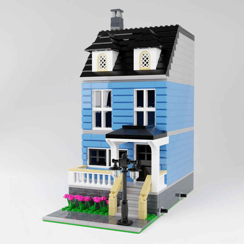 Lego Modular Blue Townhouse