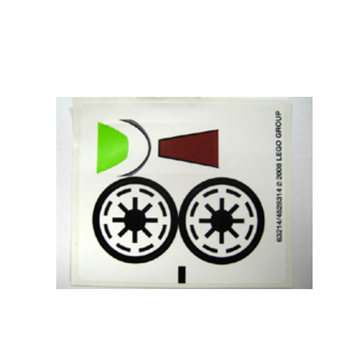 Lego Sticker Sheet for Set 7674-1