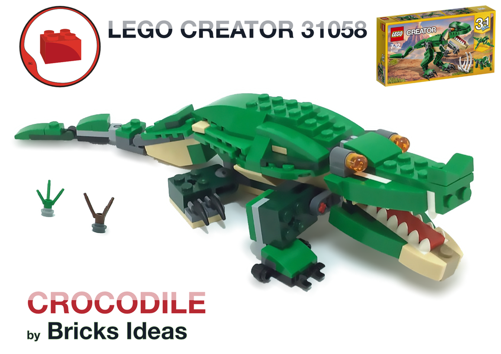 Lego Crocodile - Lego Creator 31058 set