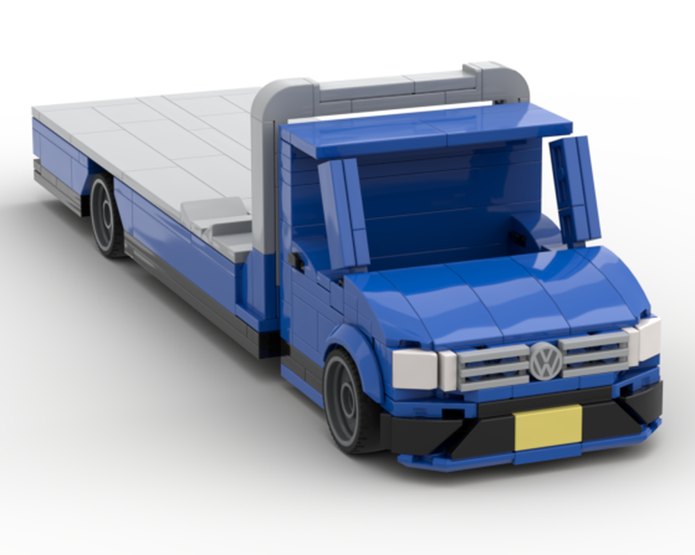 Lego Volkswagen Crafter car transporter