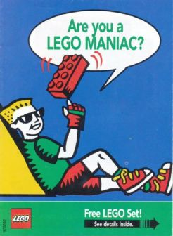 Lego 1993 Insert - Builders Club - Maniac Version (970202)