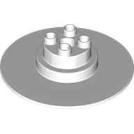 Lego Duplo Brick Round 2 x 2 Studs, Thin Disc