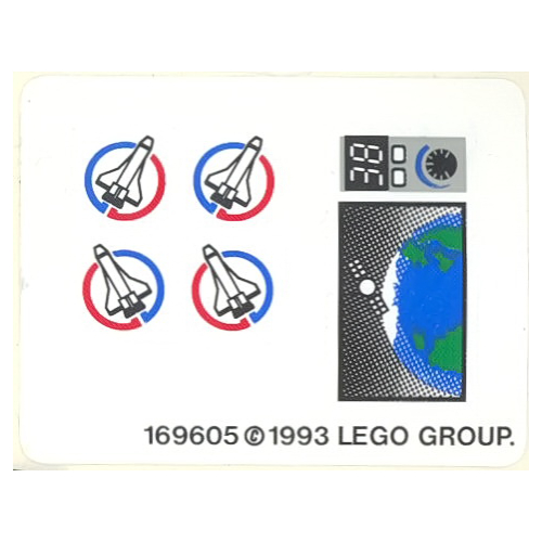 Lego Sticker Sheet for Set 6336-1