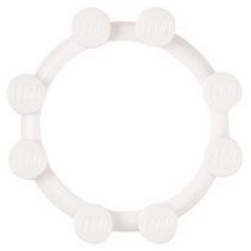 Lego Watch, Bezel Round, 8 Studs / White