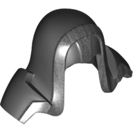 Lego Hood with Shoulder Pads with Pearl Titanium Trim Print / Black