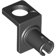 Lego Minifig Neckwear Bracket with Technic Pin / Black