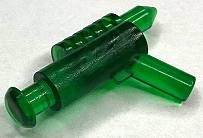Lego Minifigure, Utensil Suction Gun / Trans-Green