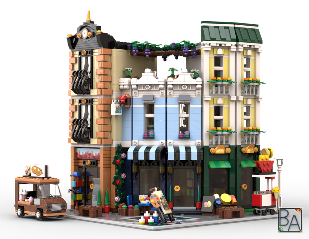 Lego Holiday Corner Street