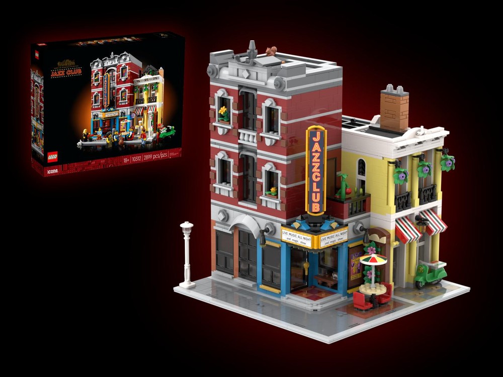 Lego Corner Jazz Club - 10312 Jazz Club Alternative Build