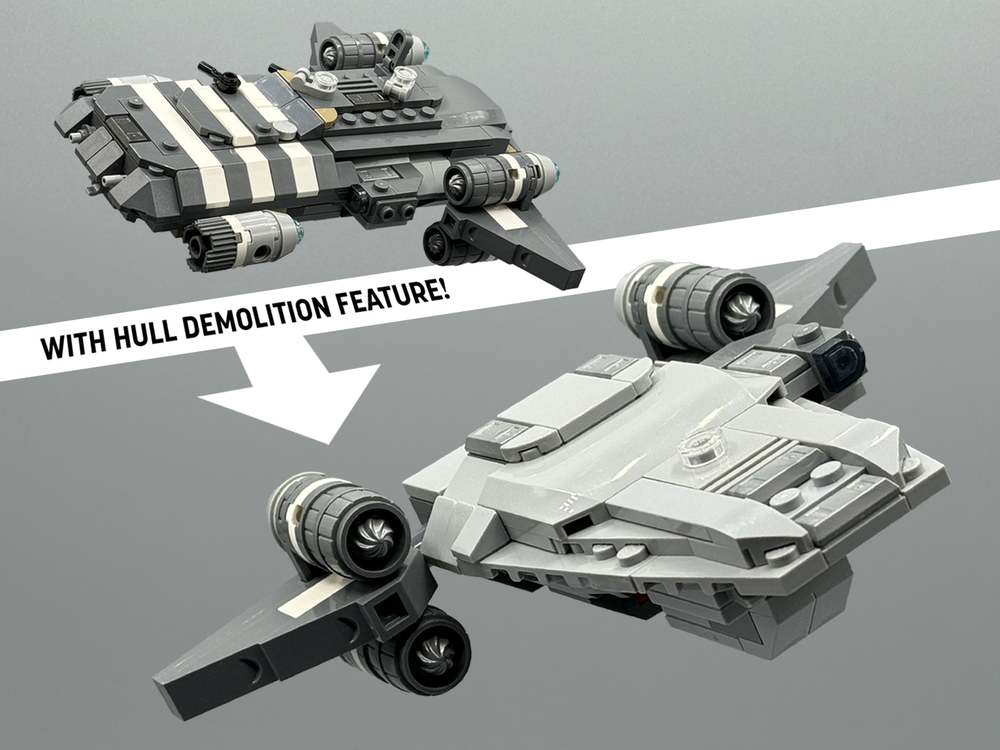Lego Midi-scale Onyx Cinder (with Hull Demolition Function!) – (Fan‑Made) Build Instructions