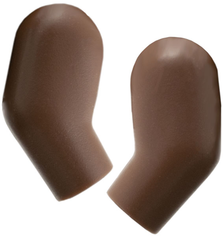 Lego Arm, (Matching Left and Right) Pair / Umber Brown