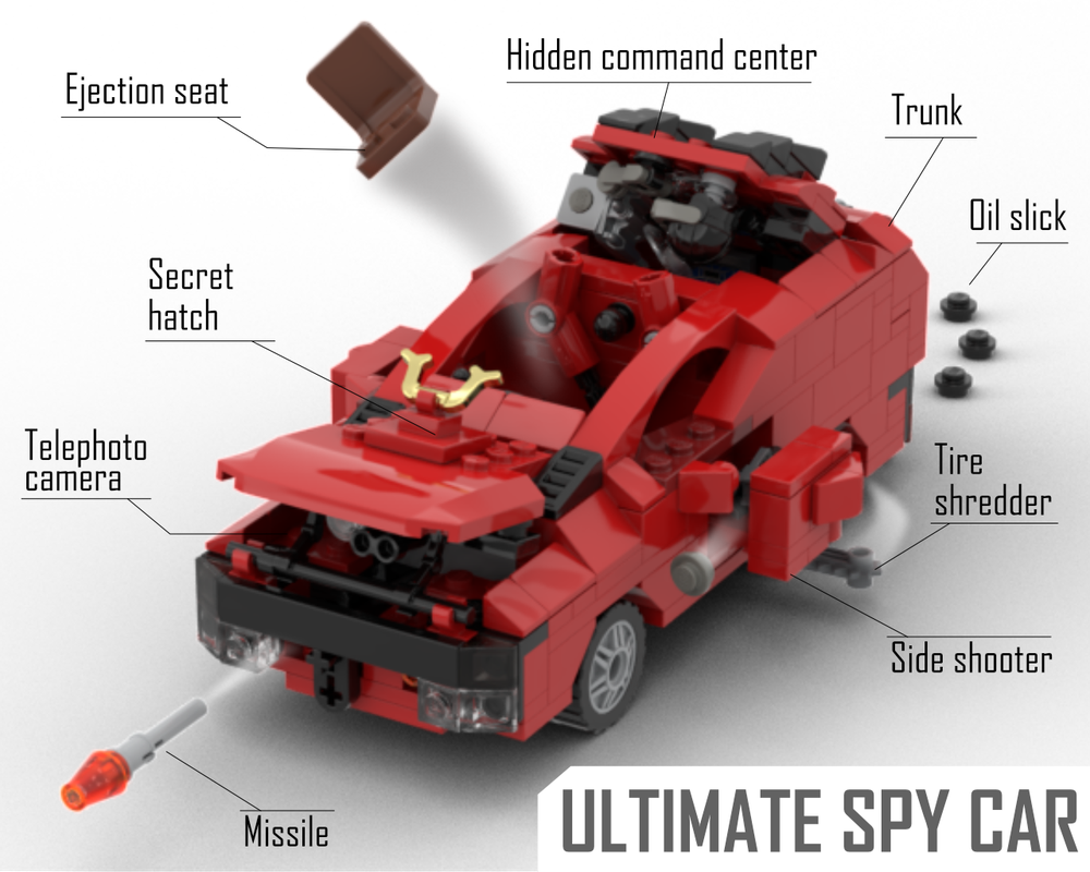 Lego ULTIMATE Spy Car!
