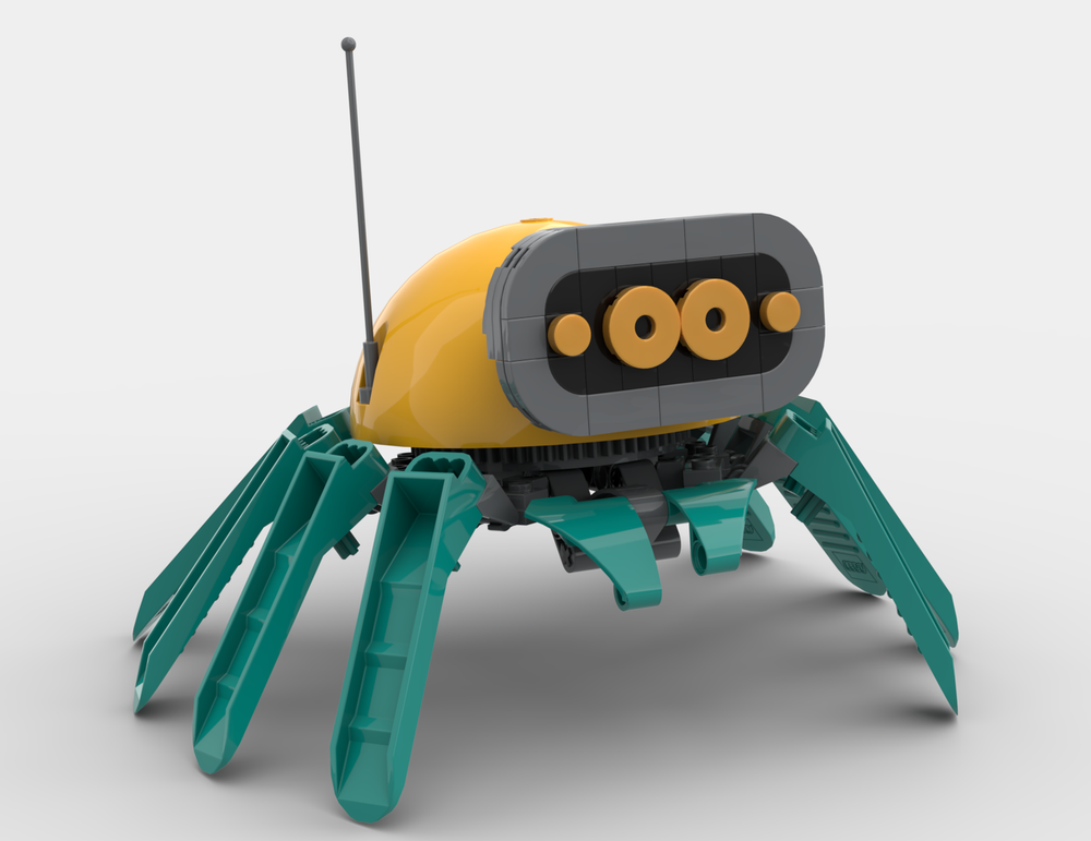 Lego Spyder, the spider-explorer droid - le droïde araignée explorateur