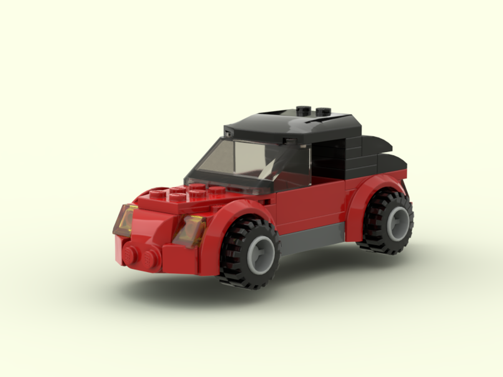 Lego red car
