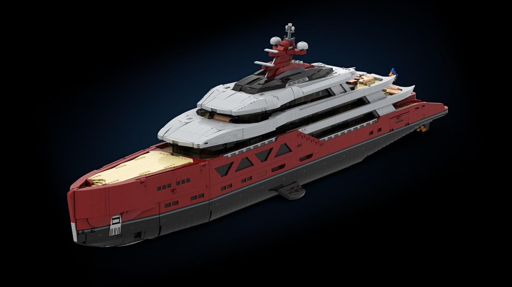 Lego VELETTA Superyacht – 120 cm Modular LEGO Display Model (15,000+ pieces)