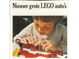Lego 1973 Medium Dutch - Nieuwe grote LEGO auto's (97640-Ho)