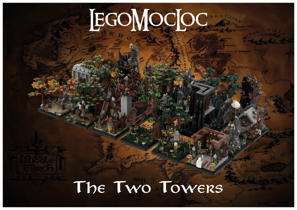 Lego The Two Towers - Mini Mocs from the book
