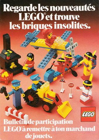 Lego 1977 Dealer French 'New Range Folder' (99.102-F)