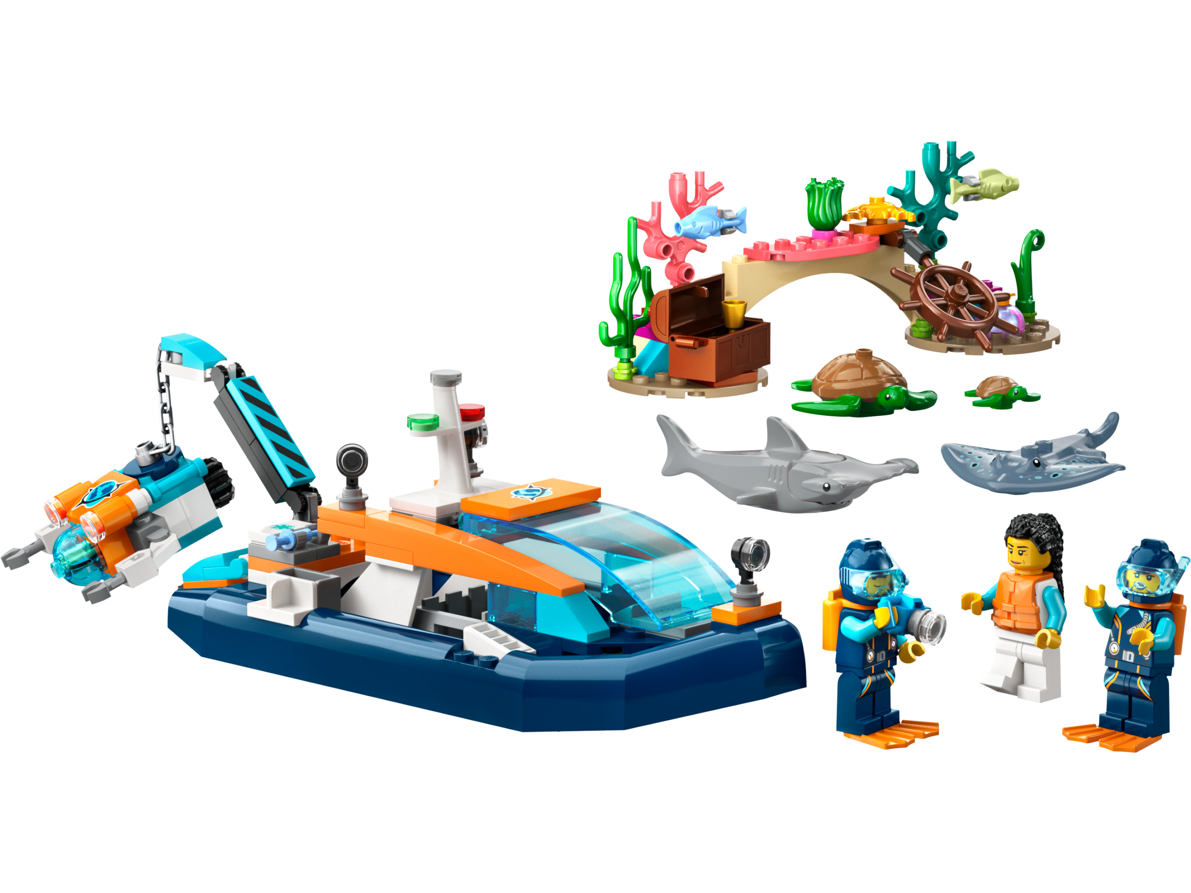 Lego Explorer Diving Boat