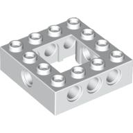 Lego Technic Brick 4 x 4 with 2 x 2 Opening / White