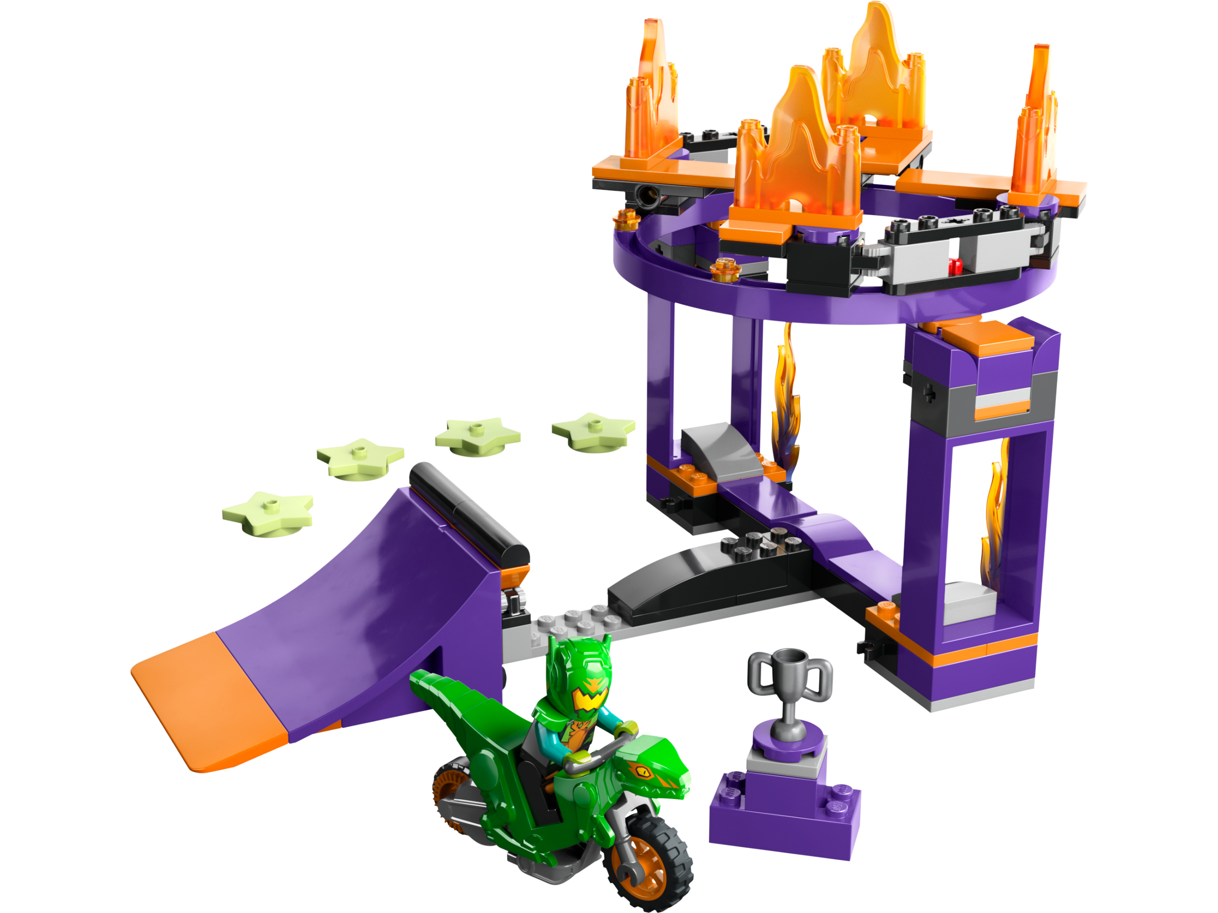 Lego Dunk Stunt Ramp Challenge