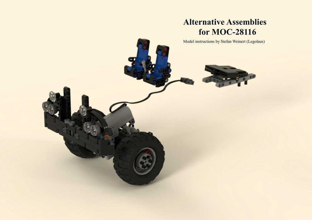 Lego Alternative Assemblies for MOC-28166, MOC-28325 and MOC-28344