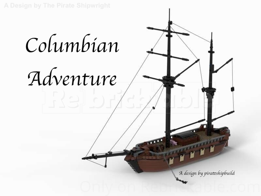 Lego Columbian Adventure | Topsail Schooner