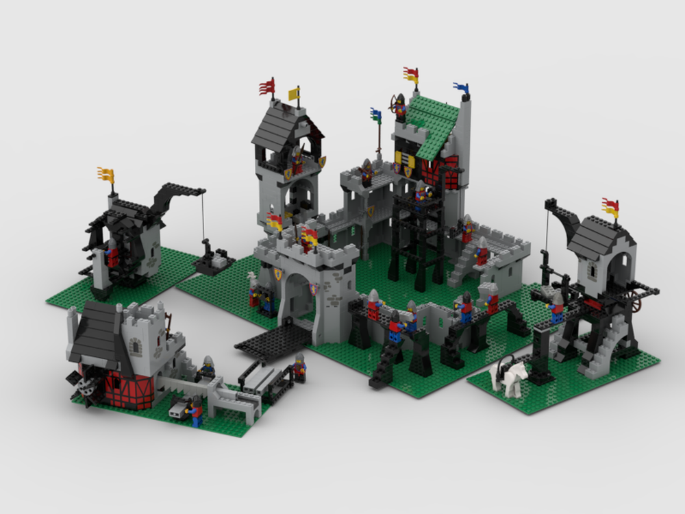 Lego Medieval Construction Site
