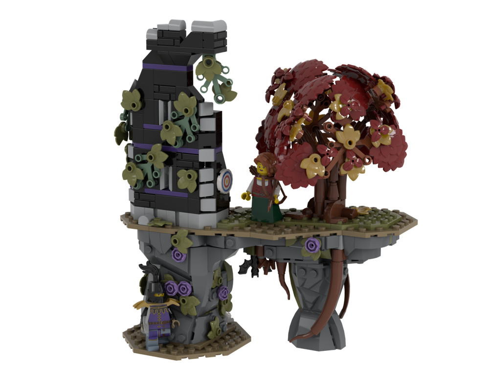 Lego Medieval Tower Ruins